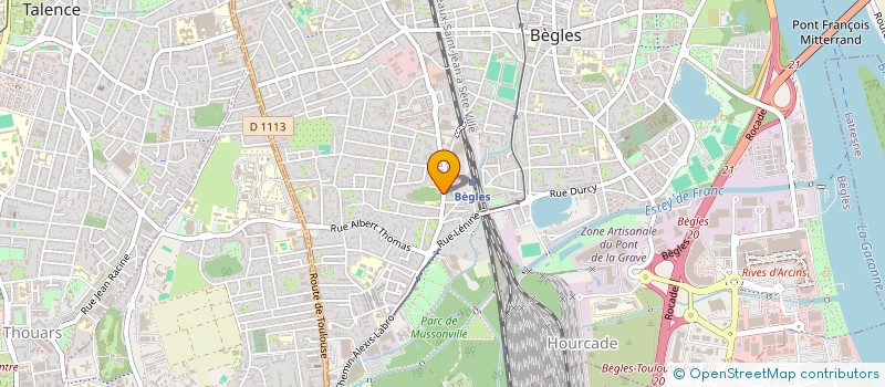localisation de l'entreprise SCI TITAMAU à BEGLES