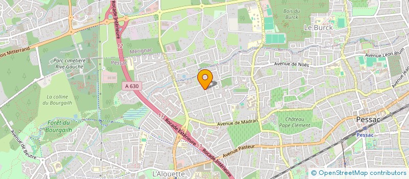 localisation de l'entreprise SCI TITAN  PESSAC