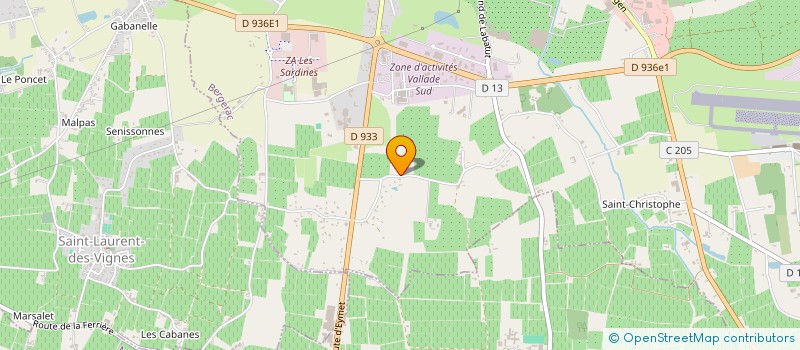 localisation de l'entreprise SCI TITAN à BERGERAC