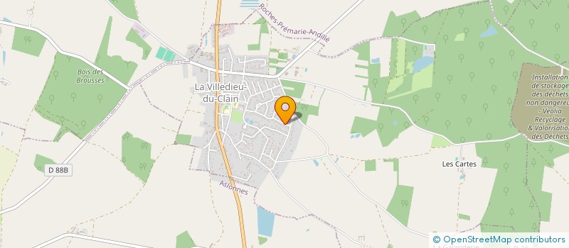 localisation de l'entreprise SCI TITAN  LA VILLEDIEU-DU-CLAIN