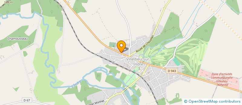 localisation de l'entreprise SCI TITAN-ALLIANCE à VILLEDIEU-SUR-INDRE