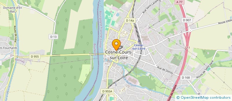 localisation de l'entreprise SCI TITHOLI à COSNE-COURS-SUR-LOIRE