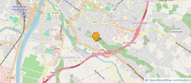 localisation de l'entreprise SCI TITI  MONTAUBAN