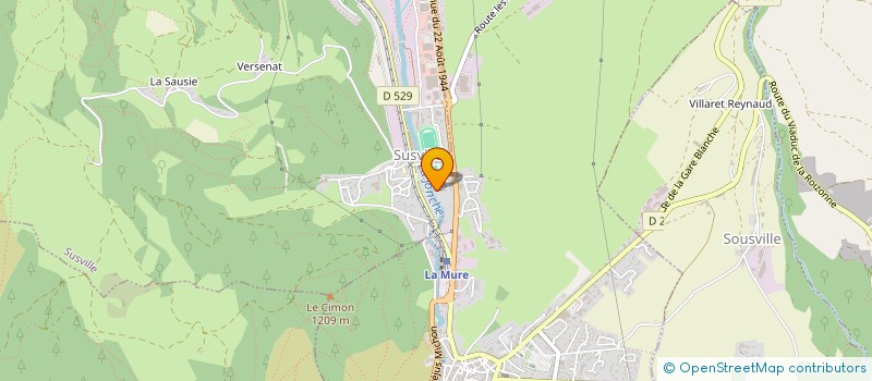 localisation de l'entreprise SCI TITI  LA MURE