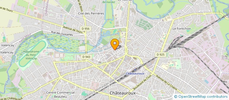 localisation de l'entreprise SCI TITI  CHATEAUROUX