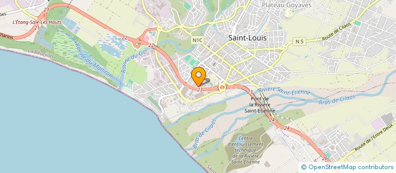 localisation de l'entreprise SCI TITI IMMO  SAINT-LOUIS