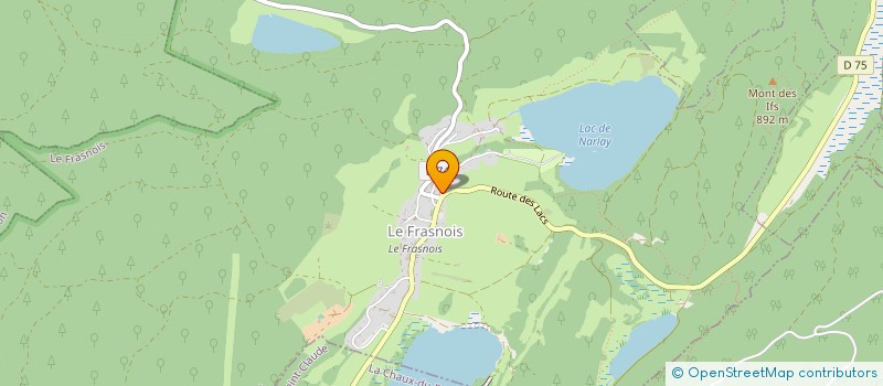 localisation de l'entreprise SCI TITINE  LE FRASNOIS