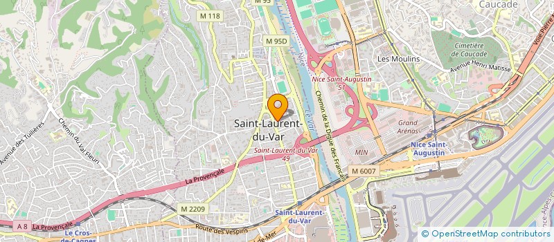 localisation de l'entreprise SCI TITIR à SAINT-LAURENT-DU-VAR