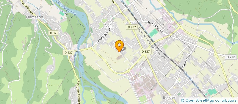 localisation de l'entreprise SCI TITITINTIN  ASSAT