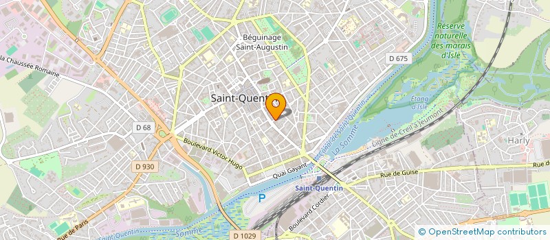 localisation de l'entreprise SCI TITO à SAINT-QUENTIN