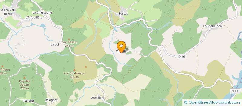 localisation de l'entreprise SCI TITO ALBA à FAUX-LA-MONTAGNE