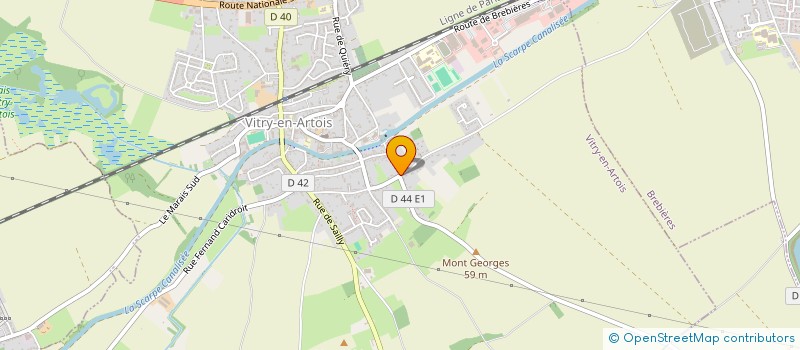 localisation de l'entreprise SCI TITOF  VITRY-EN-ARTOIS