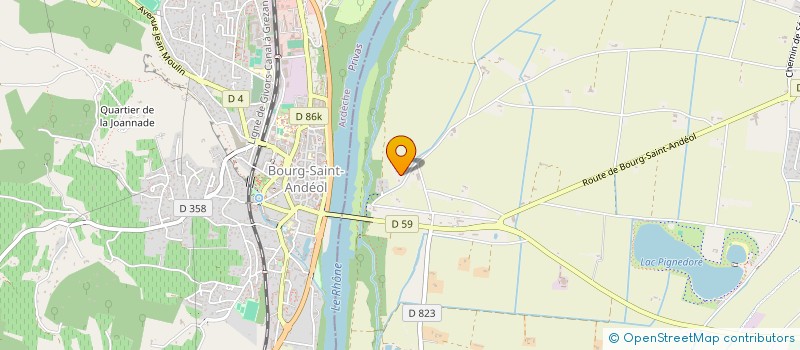 localisation de l'entreprise SCI TITOINE  PIERRELATTE