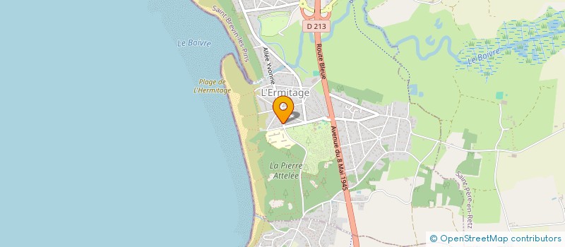 localisation de l'entreprise SCI TITOU à SAINT-BREVIN-LES-PINS