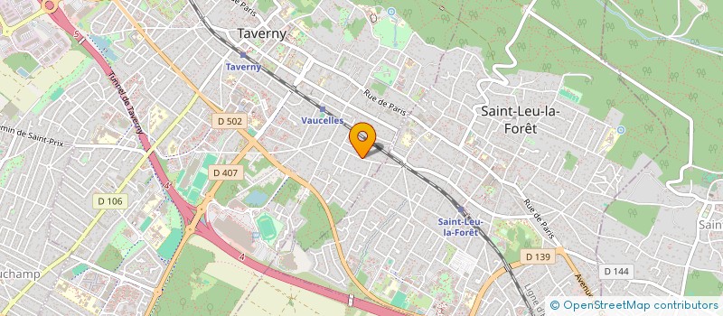 localisation de l'entreprise SCI TITOU  TAVERNY