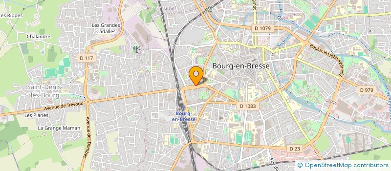 localisation de l'entreprise SCI TITOU à BOURG-EN-BRESSE