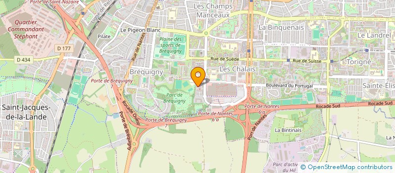 localisation de l'entreprise SCI TITOU  RENNES