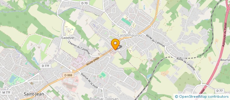 localisation de l'entreprise SCI TITOULINO  CASTELMAUROU