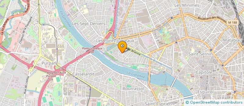 localisation de l'entreprise SCI TITOUS  TOULOUSE