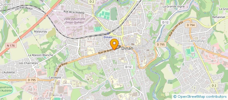 localisation de l'entreprise SCI TITOY  DINAN