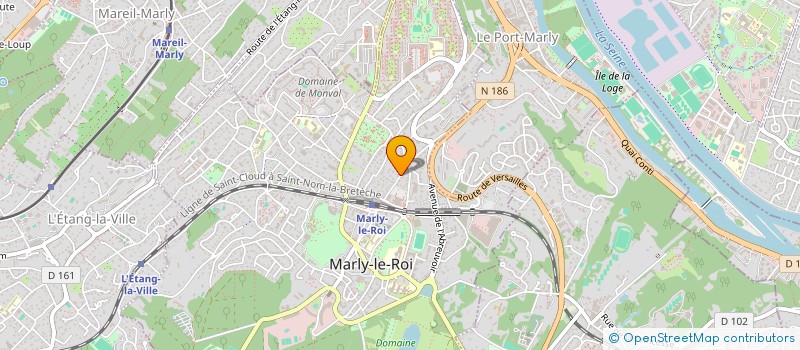 localisation de l'entreprise SCI TITREVILLE  MARLY-LE-ROI