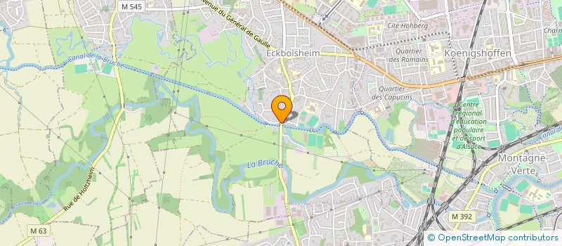 localisation de l'entreprise SCI TITSEE  ECKBOLSHEIM