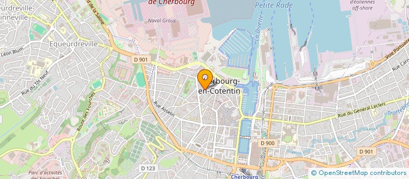 localisation de l'entreprise SCI TITUS à CHERBOURG-EN-COTENTIN