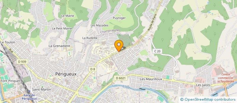 localisation de l'entreprise SCI TITUS PERIGUEUX à PERIGUEUX