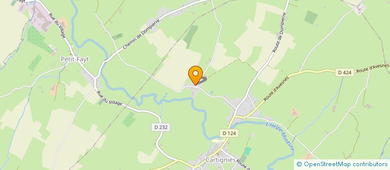 localisation de l'entreprise SCI TIVA  CARTIGNIES