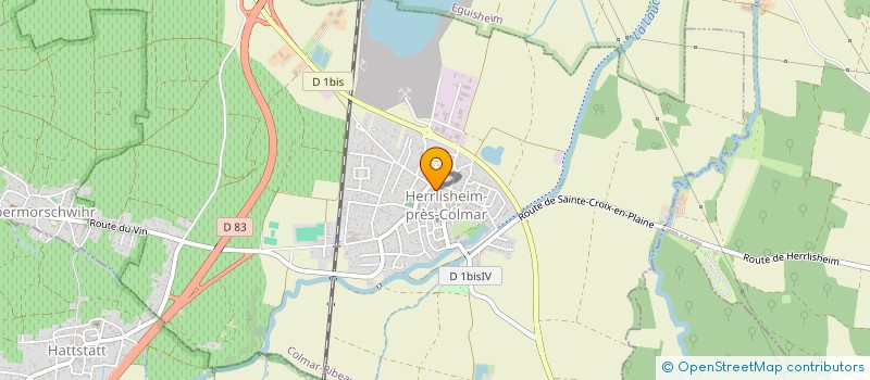 localisation de l'entreprise SCI TIVALOMA  HERRLISHEIM-PRES-COLMAR