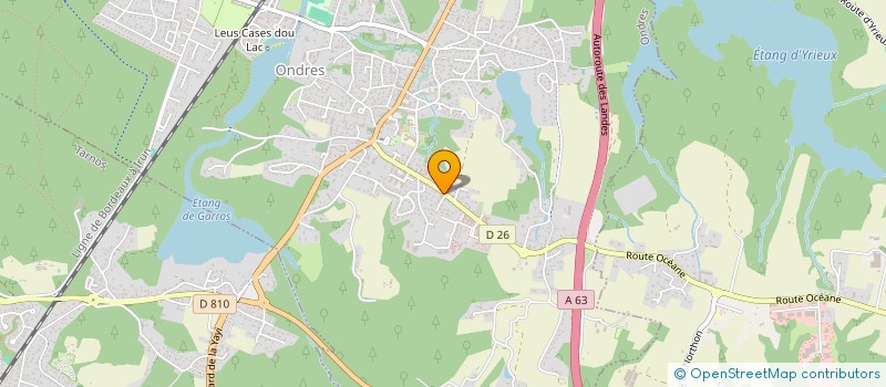 localisation de l'entreprise SCI TIVI à ONDRES