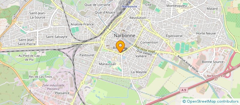 localisation de l'entreprise SCI TIVIGO à NARBONNE