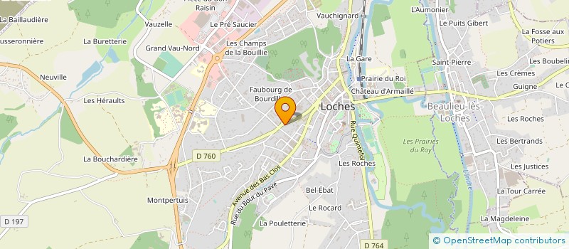 localisation de l'entreprise SCI TIVOLI  LOCHES