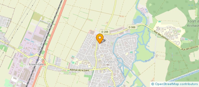 localisation de l'entreprise SCI TIVOLI  ERSTEIN