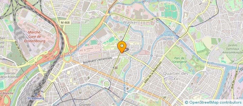 localisation de l'entreprise SCI TIVOLI  STRASBOURG