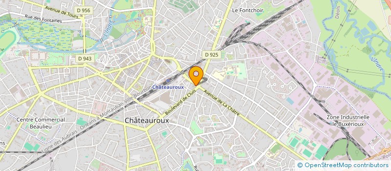 localisation de l'entreprise SCI TIVOLI  CHATEAUROUX