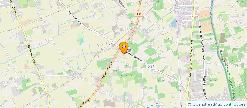 localisation de l'entreprise SCI TIVOLI  PERNES-LES-FONTAINES