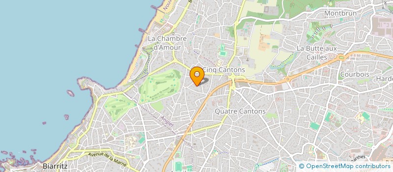 localisation de l'entreprise SCI TIVOLI  ANGLET