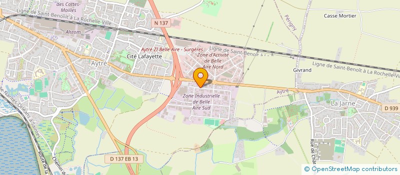 localisation de l'entreprise SCI TIVOLI  AYTRE