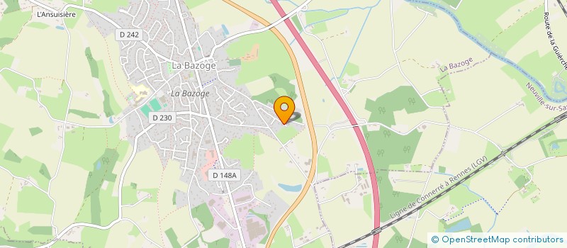 localisation de l'entreprise SCI TIVOLI  LA BAZOGE