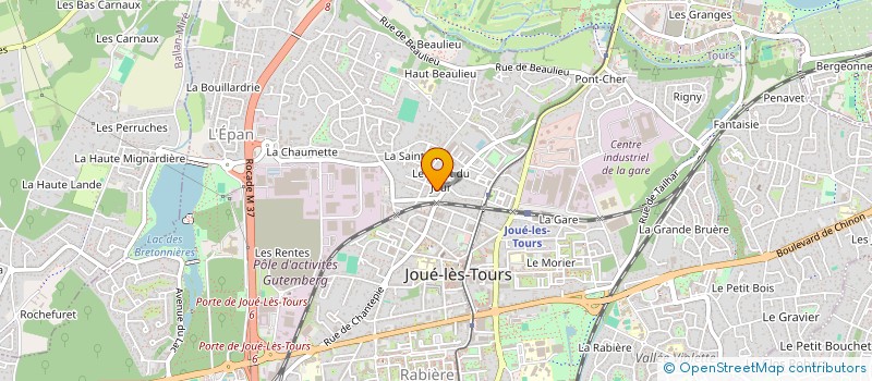 localisation de l'entreprise SCI TIXOU à JOUE-LES-TOURS