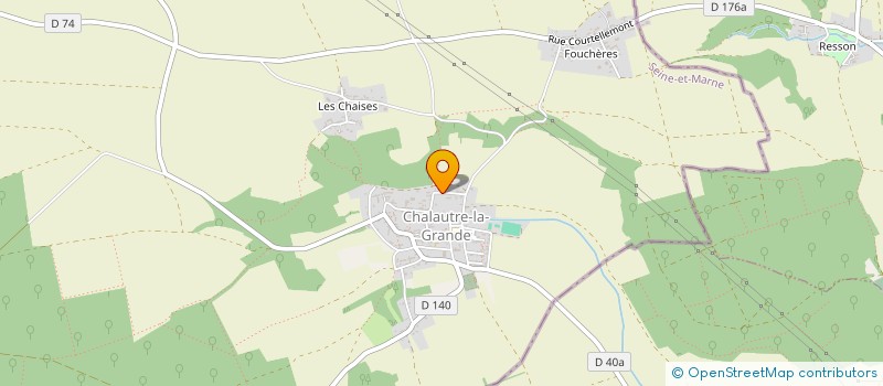 localisation de l'entreprise SCI TIYO  CHALAUTRE-LA-GRANDE