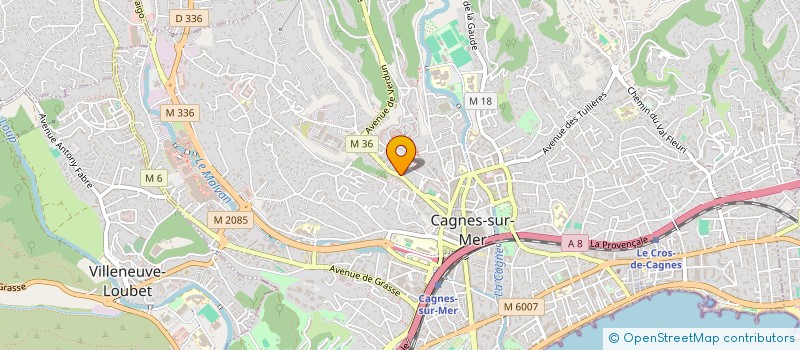 localisation de l'entreprise SCI TIZIANA à CAGNES-SUR-MER