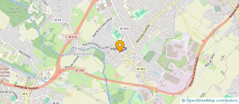 localisation de l'entreprise SCI TIZON  HEM