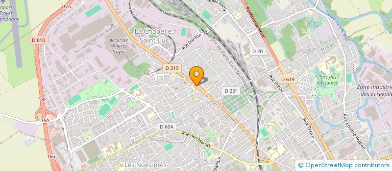 localisation de l'entreprise SCI TIZOUAN à LA CHAPELLE-SAINT-LUC