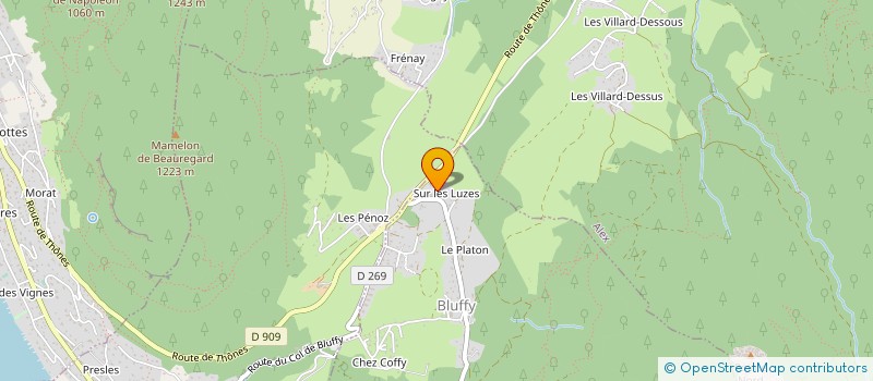 localisation de l'entreprise SCI TIZZA  BLUFFY