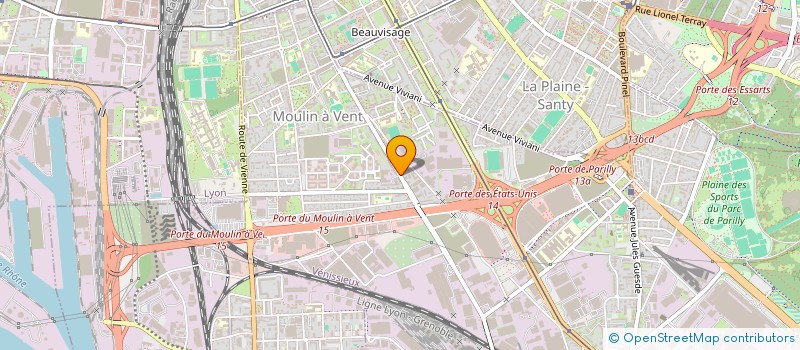 localisation de l'entreprise SCI TJ PATRIMOINE  VENISSIEUX