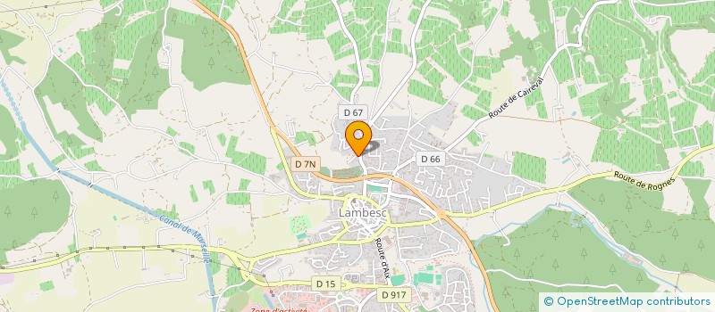 localisation de l'entreprise SCI TJCS  LAMBESC