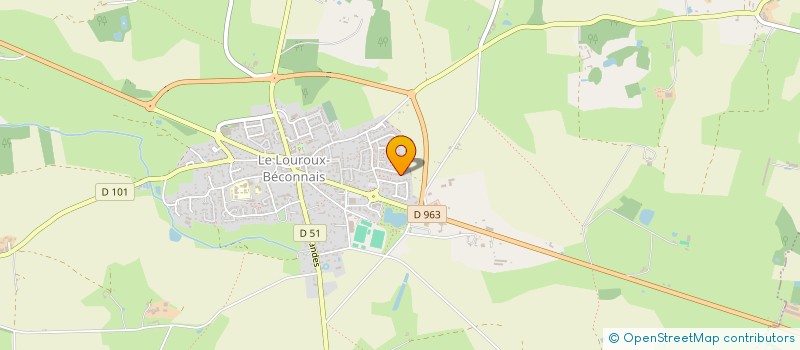 localisation de l'entreprise SCI TJP  VAL D'ERDRE-AUXENCE