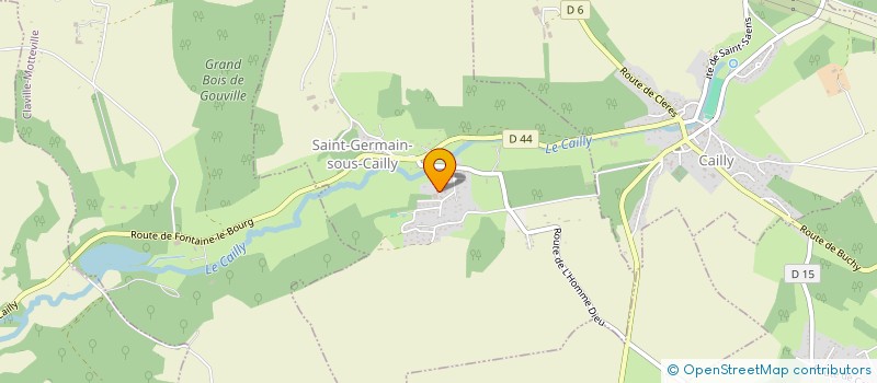 localisation de l'entreprise SCI TJS  SAINT-GERMAIN-SOUS-CAILLY